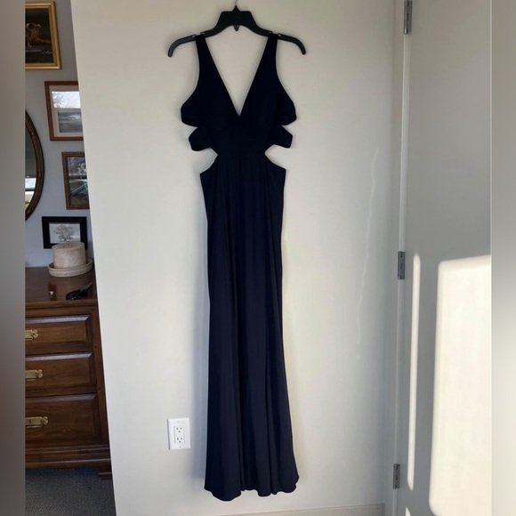 Faviana Navy Prom Dress - Picture 1 of 6